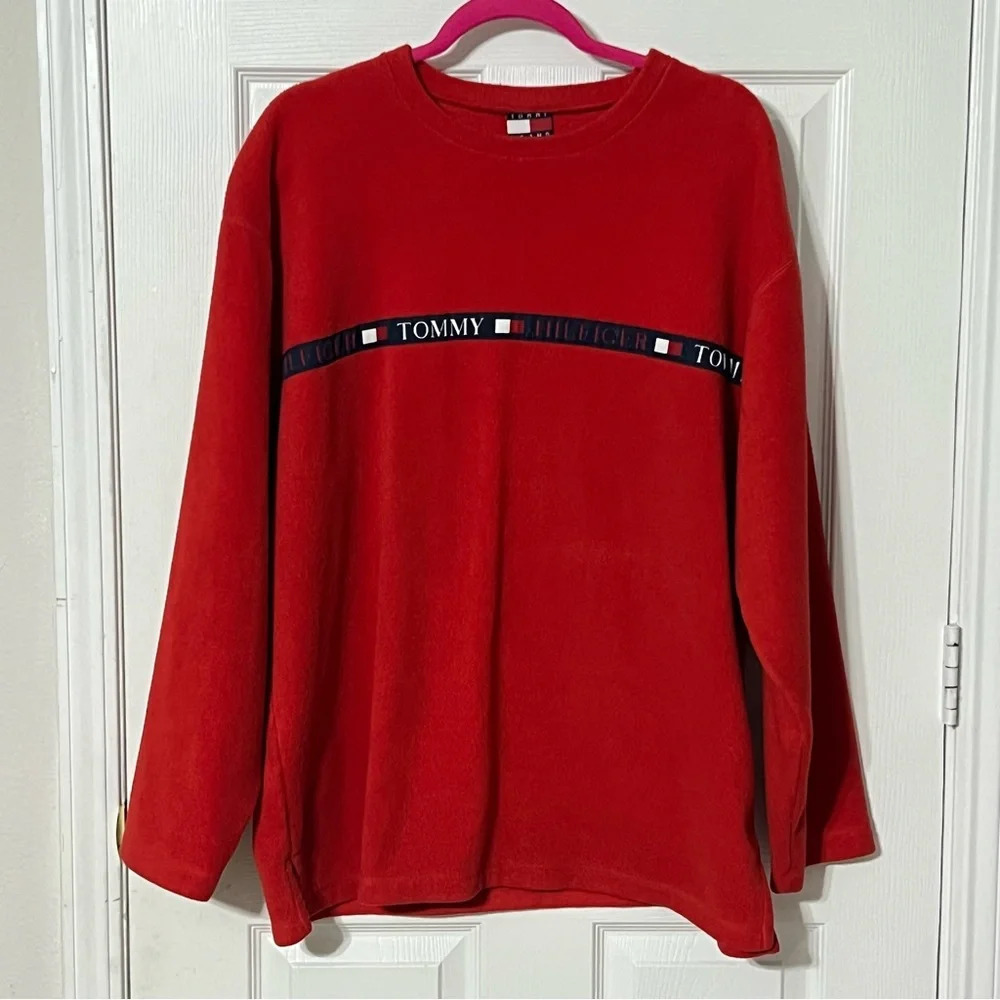Tommy Hilfiger Tommy Jeans Fleece Pullover Men's Size Large